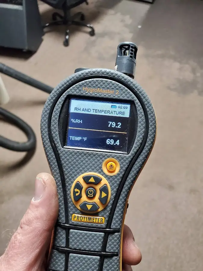 Moisture meter humidity assessment for Fire & Smoke Damage Restoration in St. Peter